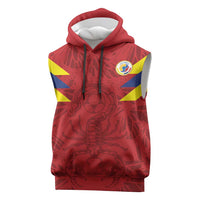 Colombia Rene Higuita Scorpion Kick Sleeveless Hoodie Away Retro 1995 Goalkeeper Legend - Wonder Print Shop