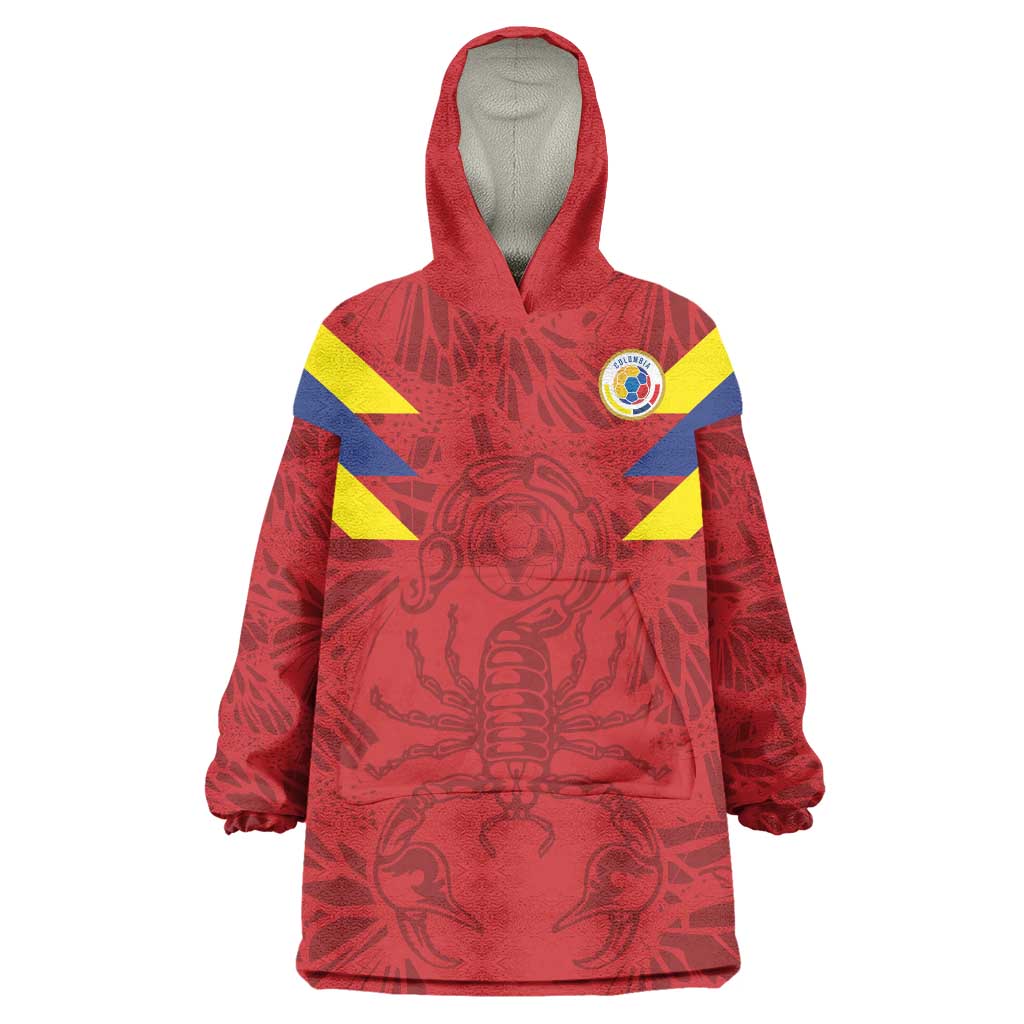 Colombia Rene Higuita Scorpion Kick Wearable Blanket Hoodie Away Retro 1995 Goalkeeper Legend - Wonder Print Shop