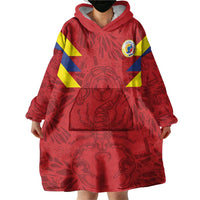 Colombia Rene Higuita Scorpion Kick Wearable Blanket Hoodie Away Retro 1995 Goalkeeper Legend - Wonder Print Shop