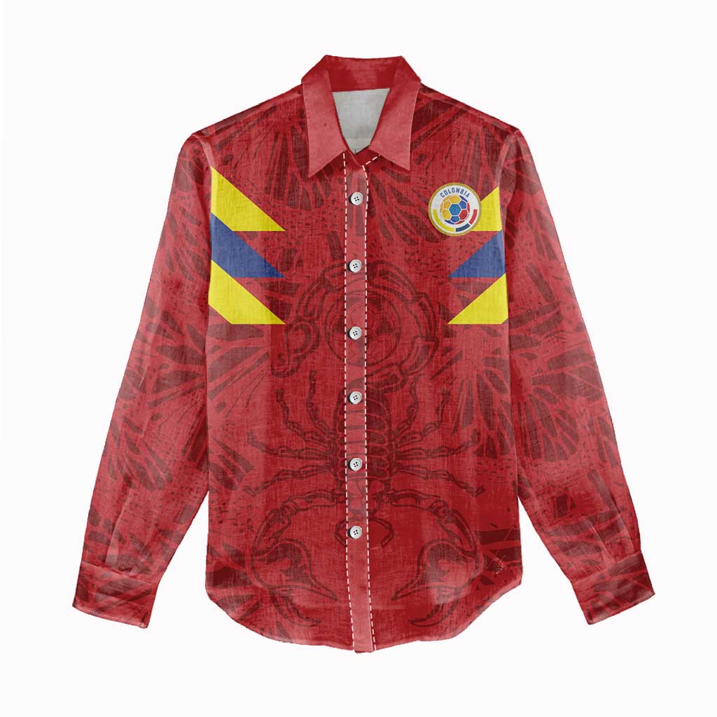 Colombia Rene Higuita Scorpion Kick Women Casual Shirt Away Retro 1995 Goalkeeper Legend - Wonder Print Shop