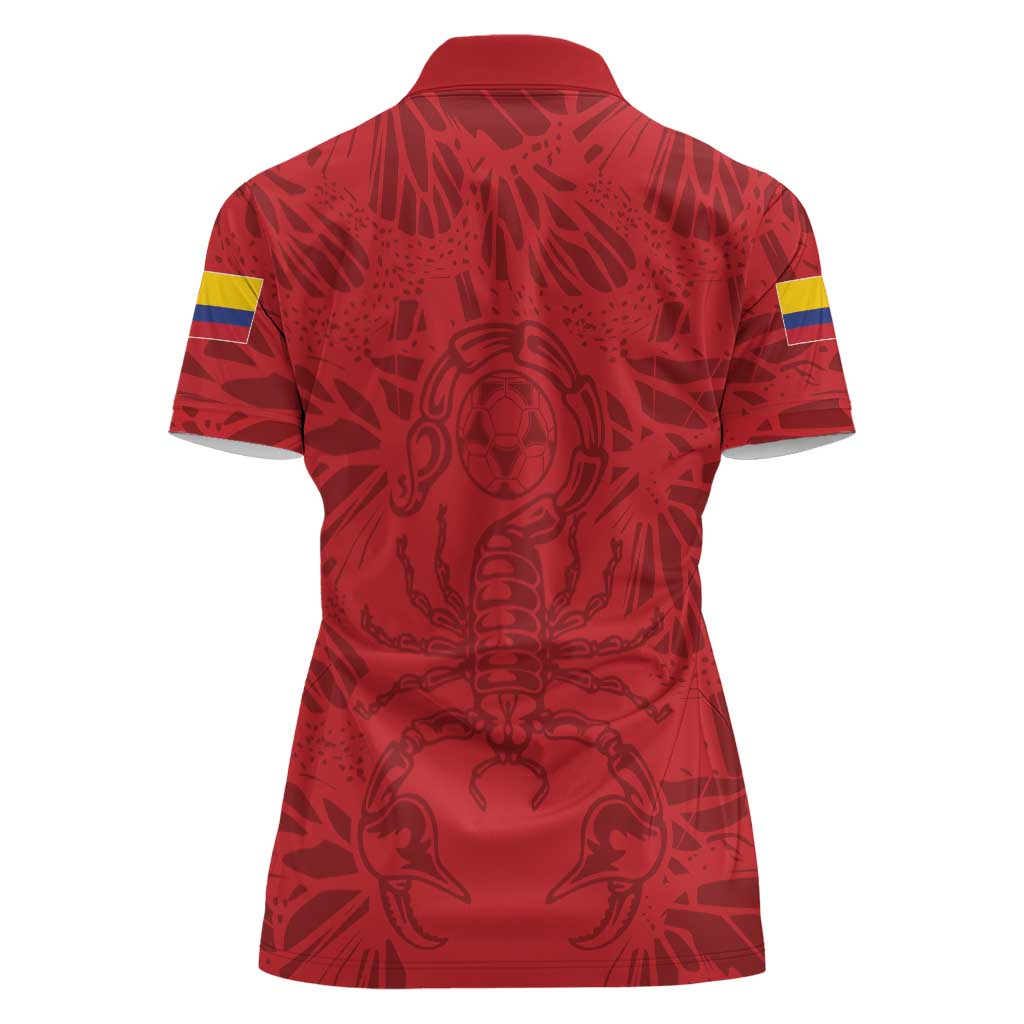 Colombia Rene Higuita Scorpion Kick Women Polo Shirt Away Retro 1995 Goalkeeper Legend - Wonder Print Shop
