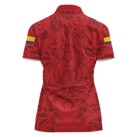 Colombia Rene Higuita Scorpion Kick Women Polo Shirt Away Retro 1995 Goalkeeper Legend - Wonder Print Shop