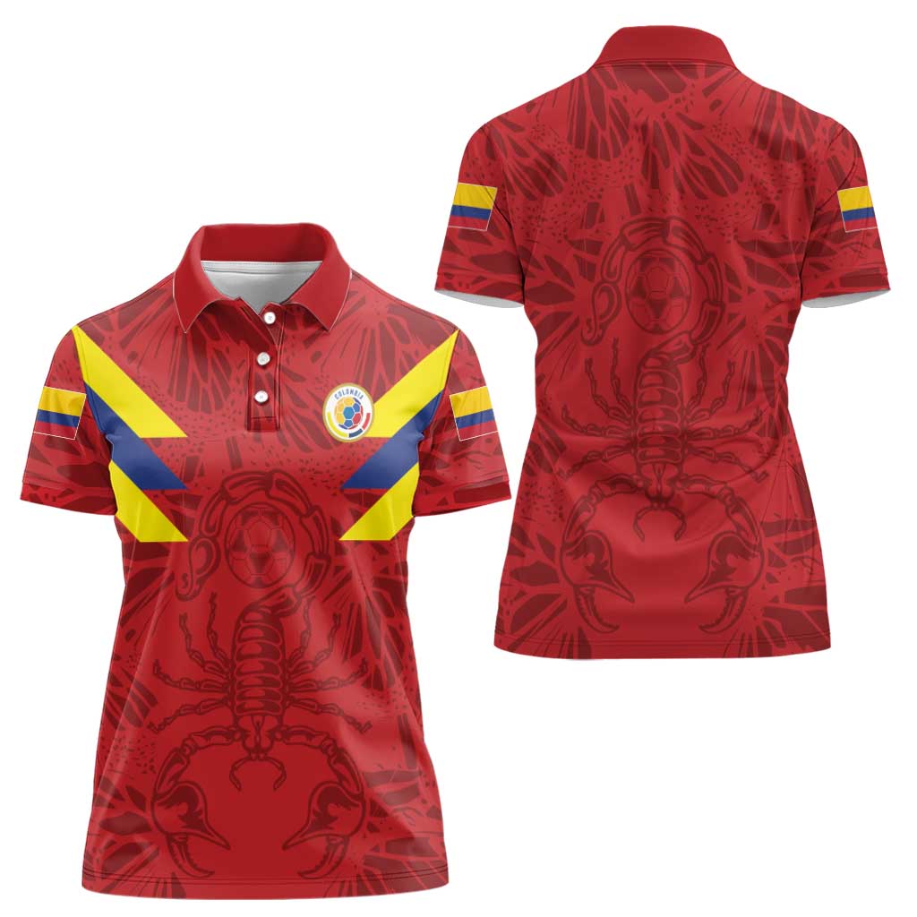 Colombia Rene Higuita Scorpion Kick Women Polo Shirt Away Retro 1995 Goalkeeper Legend - Wonder Print Shop