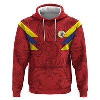 Colombia Rene Higuita Scorpion Kick Zip Hoodie Away Retro 1995 Goalkeeper Legend - Wonder Print Shop