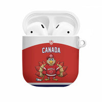 Canada Ice Hockey AirPods Case Maple Leaf Turkey Mascot
