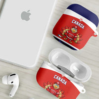 Canada Ice Hockey AirPods Case Maple Leaf Turkey Mascot