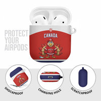 Canada Ice Hockey AirPods Case Maple Leaf Turkey Mascot