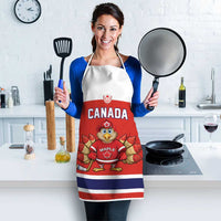 Canada Ice Hockey Apron Maple Leaf Turkey Mascot