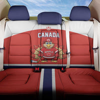 Canada Ice Hockey Back Car Seat Cover Maple Leaf Turkey Mascot