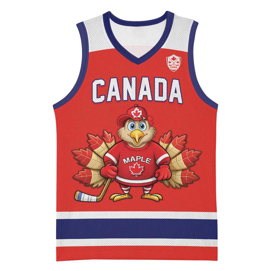 Canada Ice Hockey Custom Basketball Jersey Maple Leaf Turkey Mascot