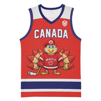 Canada Ice Hockey Custom Basketball Jersey Maple Leaf Turkey Mascot