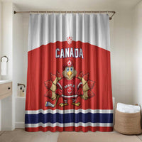 Canada Ice Hockey Bathroom Set Maple Leaf Turkey Mascot