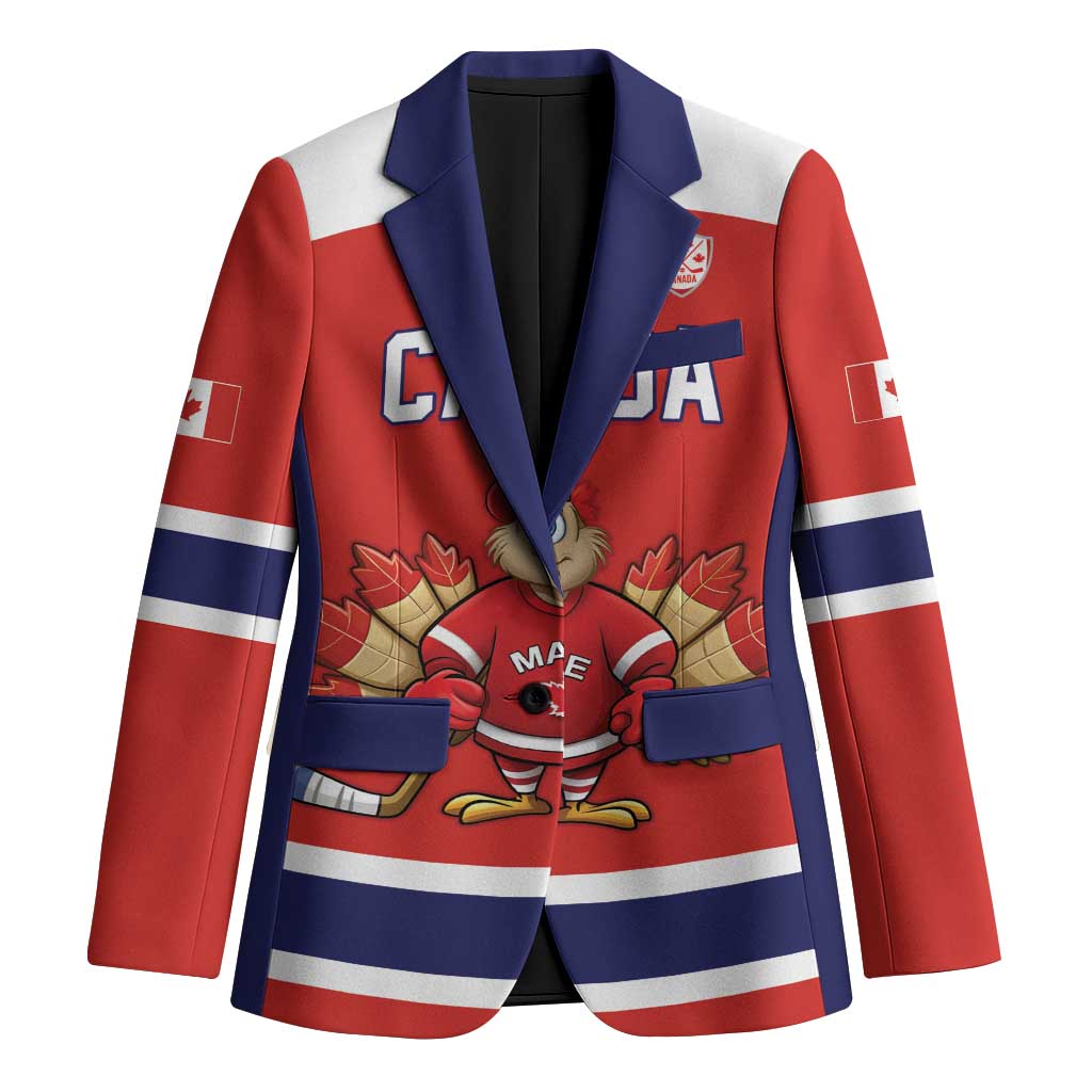 Canada Ice Hockey Custom Blazer Maple Leaf Turkey Mascot