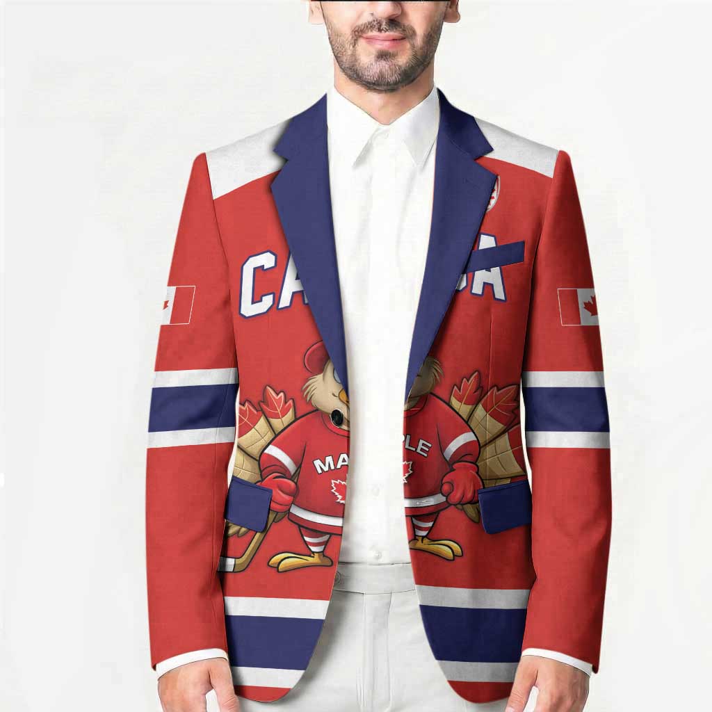 Canada Ice Hockey Custom Blazer Maple Leaf Turkey Mascot