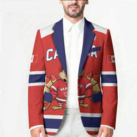Canada Ice Hockey Custom Blazer Maple Leaf Turkey Mascot