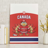 Canada Ice Hockey Canvas Wall Art Maple Leaf Turkey Mascot