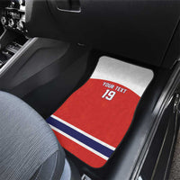 Canada Ice Hockey Custom Car Mats Maple Leaf Turkey Mascot