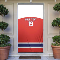 Canada Ice Hockey Custom Door Cover Maple Leaf Turkey Mascot