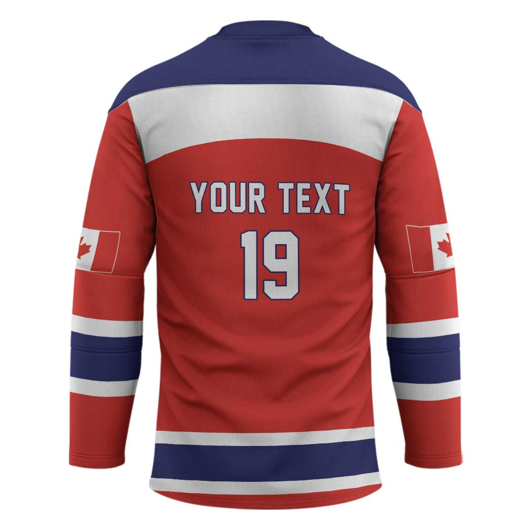 Canada Ice Hockey Custom Hockey Jersey Maple Leaf Turkey Mascot