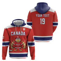 Canada Ice Hockey Custom Hoodie Maple Leaf Turkey Mascot