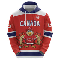 Canada Ice Hockey Custom Hoodie Maple Leaf Turkey Mascot