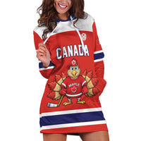 Canada Ice Hockey Custom Hoodie Dress Maple Leaf Turkey Mascot
