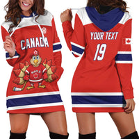 Canada Ice Hockey Custom Hoodie Dress Maple Leaf Turkey Mascot