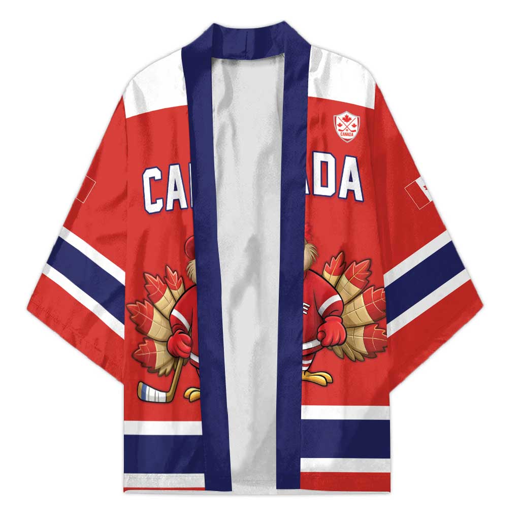 Canada Ice Hockey Custom Kimono Maple Leaf Turkey Mascot