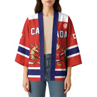 Canada Ice Hockey Custom Kimono Maple Leaf Turkey Mascot