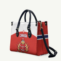 Canada Ice Hockey Leather Bag Maple Leaf Turkey Mascot