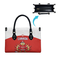 Canada Ice Hockey Leather Bag Maple Leaf Turkey Mascot