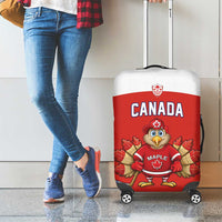Canada Ice Hockey Luggage Cover Maple Leaf Turkey Mascot