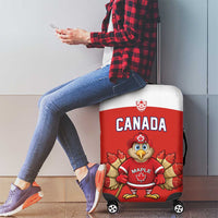 Canada Ice Hockey Luggage Cover Maple Leaf Turkey Mascot