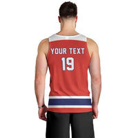 Canada Ice Hockey Custom Men Tank Top Maple Leaf Turkey Mascot