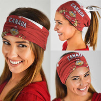 Canada Ice Hockey Neck Gaiter Maple Leaf Turkey Mascot