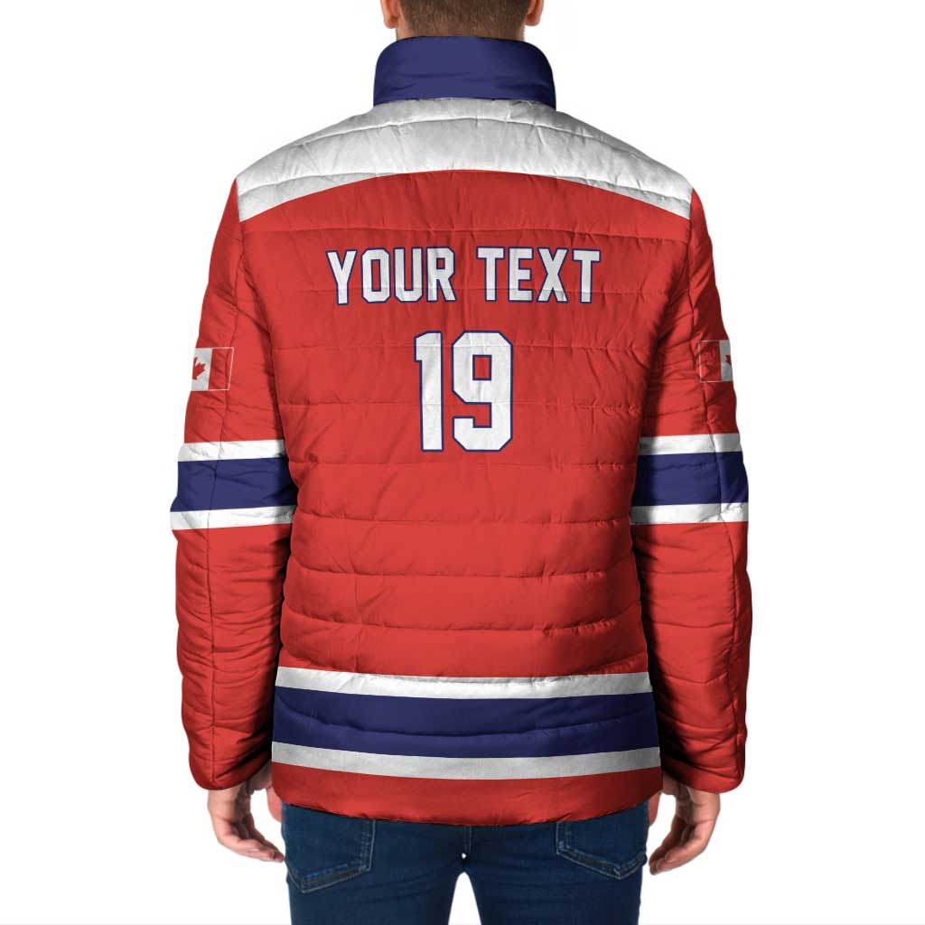 Canada Ice Hockey Custom Padded Jacket Maple Leaf Turkey Mascot