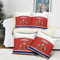 Canada Ice Hockey Pillow Cover Maple Leaf Turkey Mascot