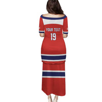 Canada Ice Hockey Custom Puletasi Maple Leaf Turkey Mascot