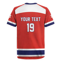 Canada Ice Hockey Custom Rugby Jersey Maple Leaf Turkey Mascot
