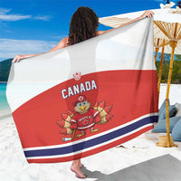 Canada Ice Hockey Sarong Maple Leaf Turkey Mascot