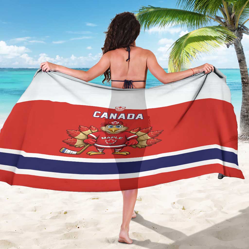 Canada Ice Hockey Sarong Maple Leaf Turkey Mascot