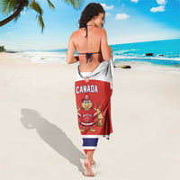 Canada Ice Hockey Sarong Maple Leaf Turkey Mascot