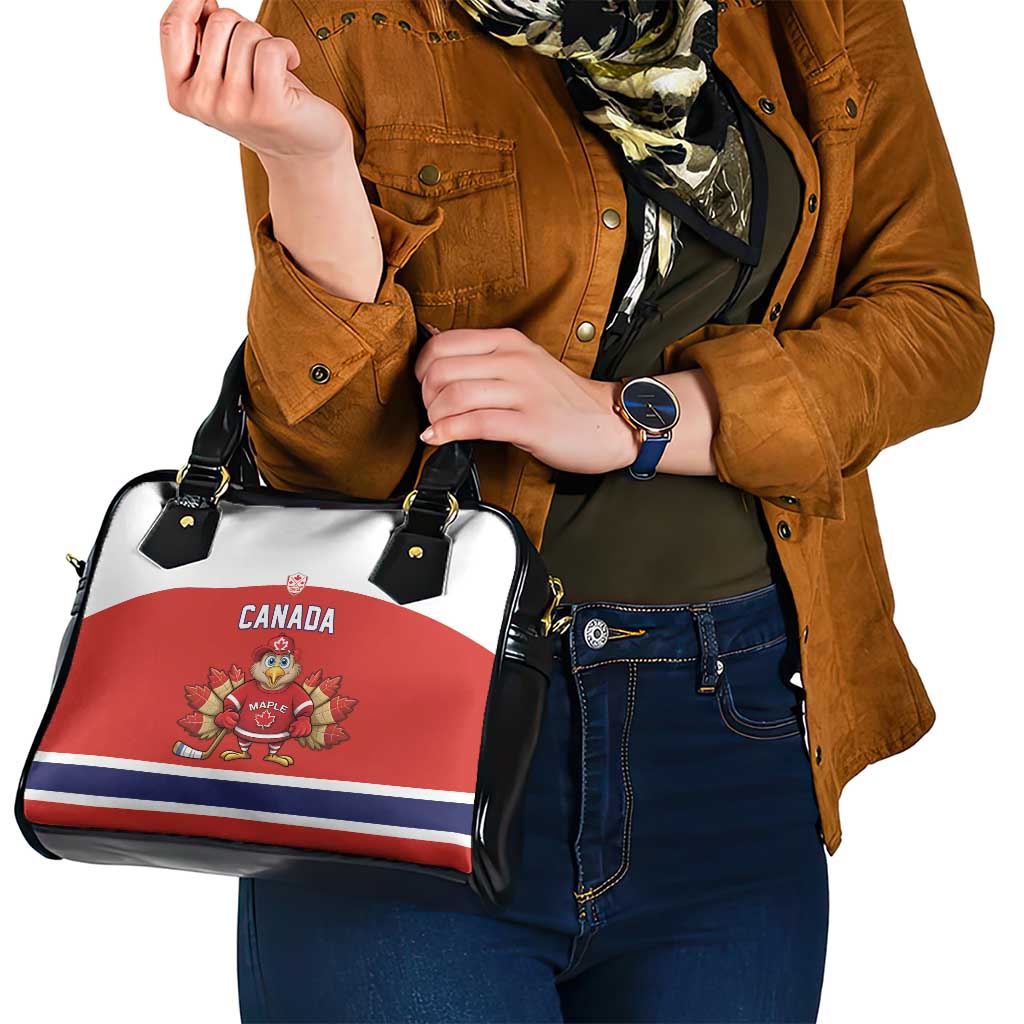 Canada Ice Hockey Shoulder Handbag Maple Leaf Turkey Mascot