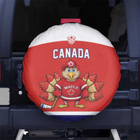 Canada Ice Hockey Spare Tire Cover Maple Leaf Turkey Mascot