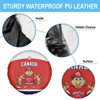 Canada Ice Hockey Spare Tire Cover Maple Leaf Turkey Mascot