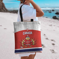 Canada Ice Hockey Tote Bag Maple Leaf Turkey Mascot