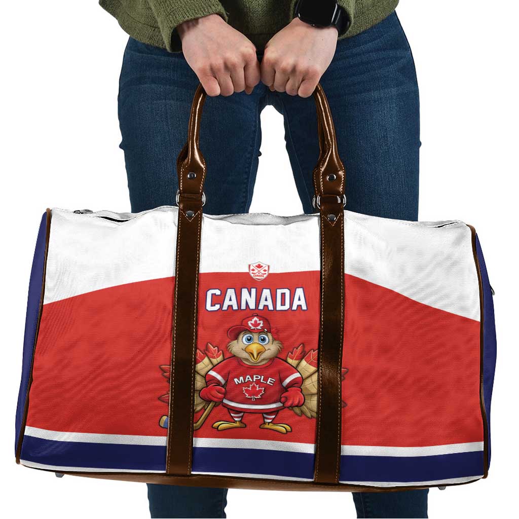 Canada Ice Hockey Travel Bag Maple Leaf Turkey Mascot