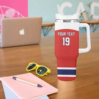 Canada Ice Hockey Custom Tumbler With Handle Maple Leaf Turkey Mascot