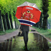 Canada Ice Hockey Umbrella Maple Leaf Turkey Mascot