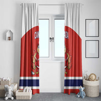Canada Ice Hockey Window Curtain Maple Leaf Turkey Mascot